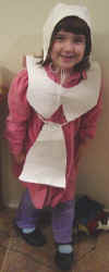 Katie dressed as Pilgrim.JPG (19299 bytes)
