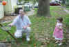 Paul bounces ball for Jenny.JPG (91669 bytes)